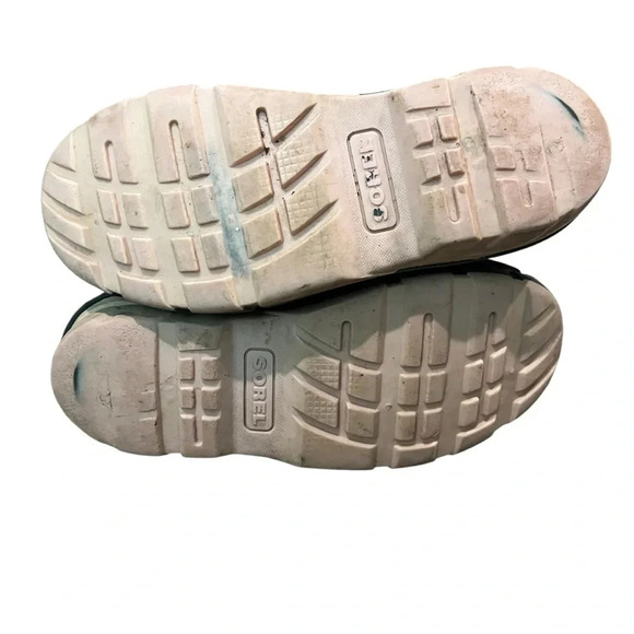 Sorel girls youth Cub Light Pink Floral Print Snow Boots SZ 3 winter waterproof - Picture 7 of 13